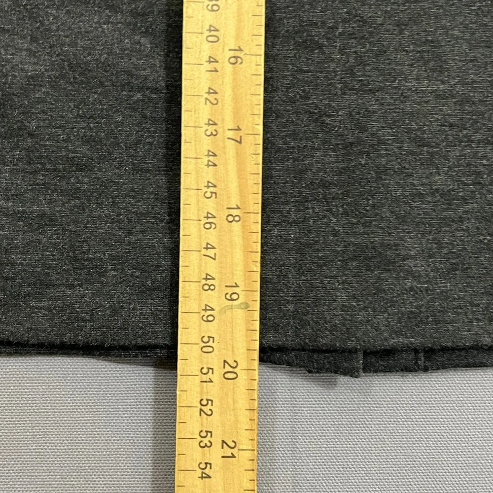 J. Jill Pencil‎ Skirt Ponte Knit Stretch Charcoal Gray Career Women's M Petite